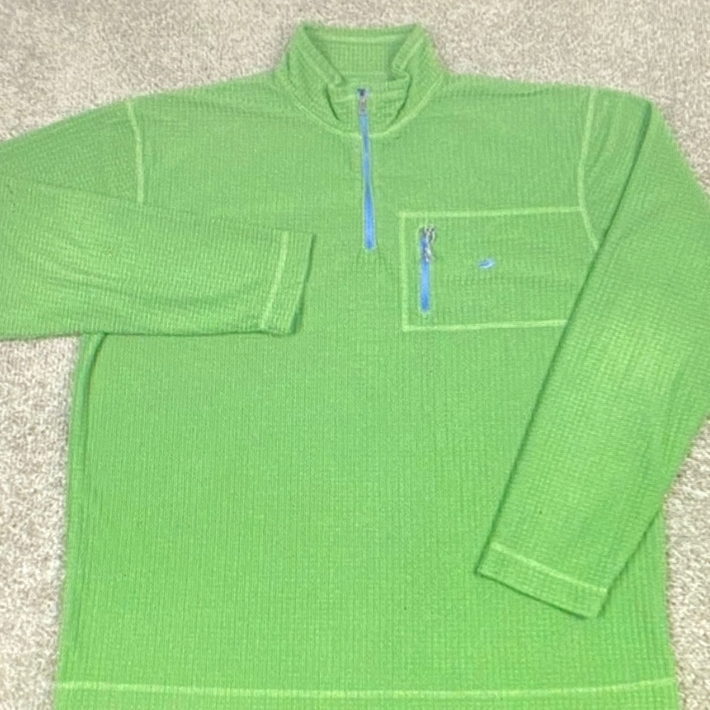 Southern Marsh Vibrant Green Zip-Up Sweater